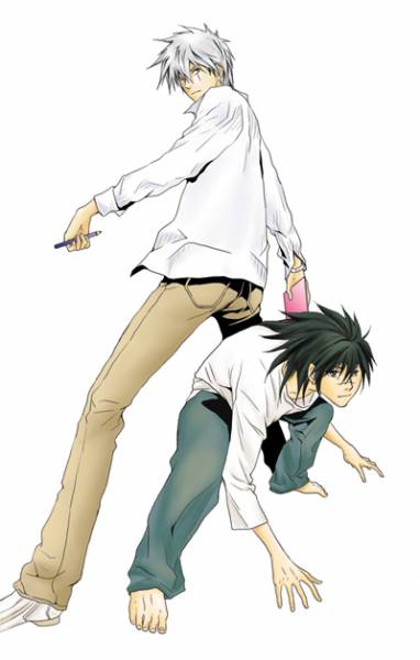 Kakashi and Iruka Fighting Stance Casual Clothes